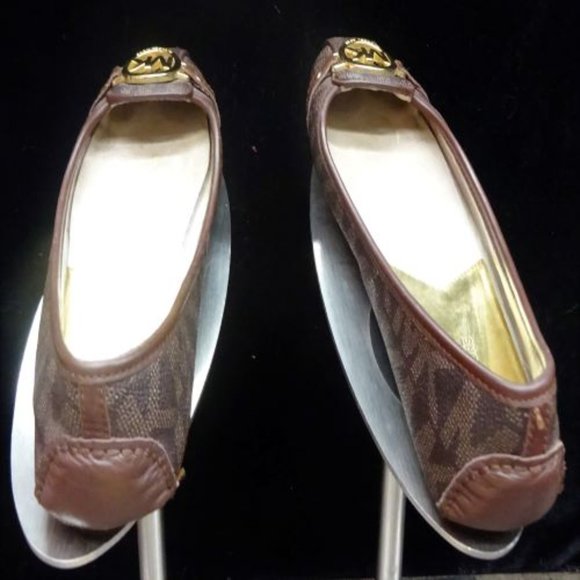 MICHAEL KORS Authentic LOGO FLATS Women's SHOES Footwear Flat SHOES Priced CHEAP - Picture 8 of 9